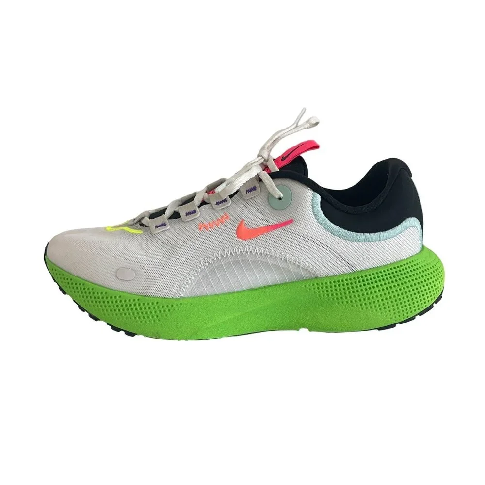 Nike React Escape Run Shoe Women's Green/White, DJ5929-100, Size 6.5 WORN ONCE - Picture 1 of 10